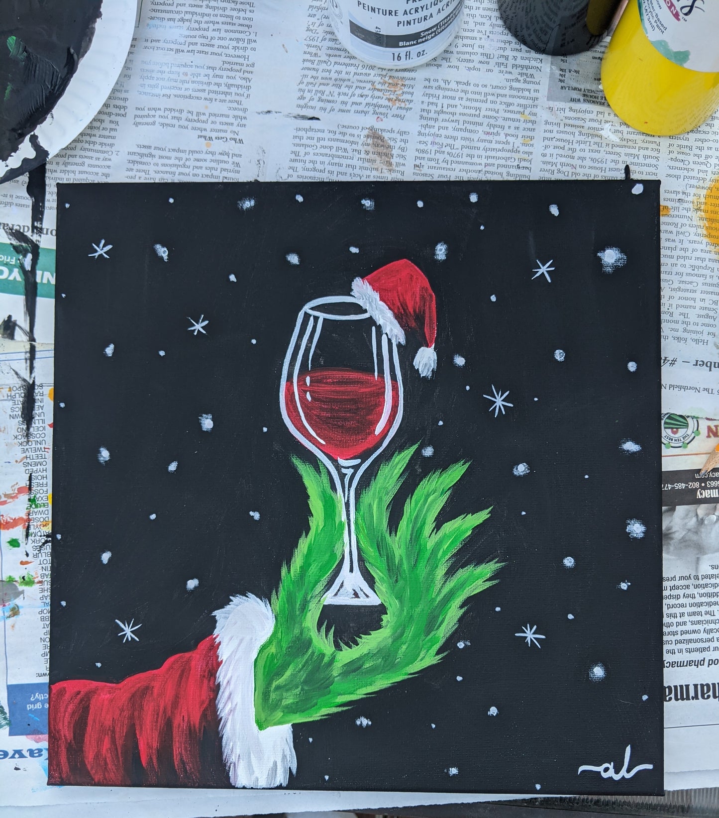 Paint & Sip Event @Tally Bar, Barre, VT on 12/13/2025
