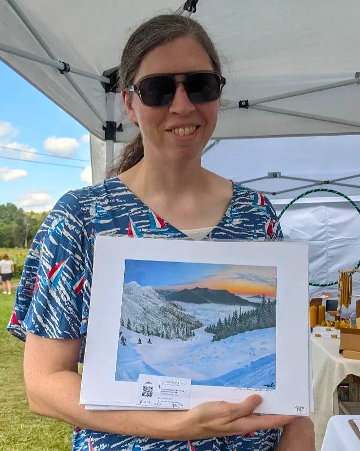 Nosedive at the Stowe Mountain Resort, VT - Fine Art Prints 11x14in