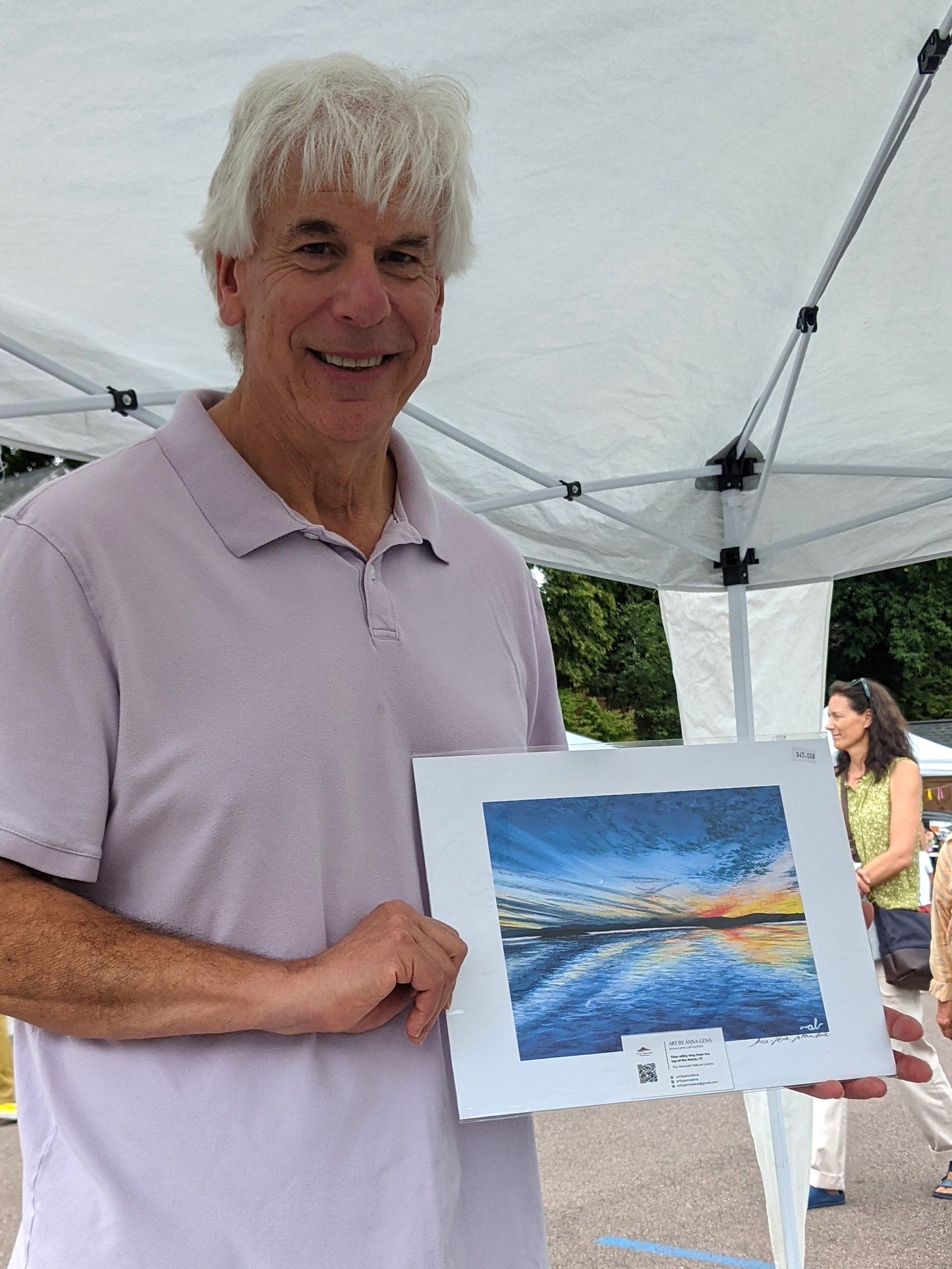 Sunset at Lake Champlain, VT - Fine Art Print 11x14in