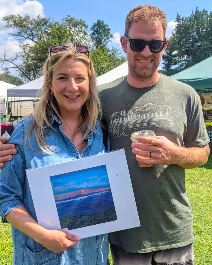 Sunset from Camels Hump, VT - Fine Art Print 11x14in
