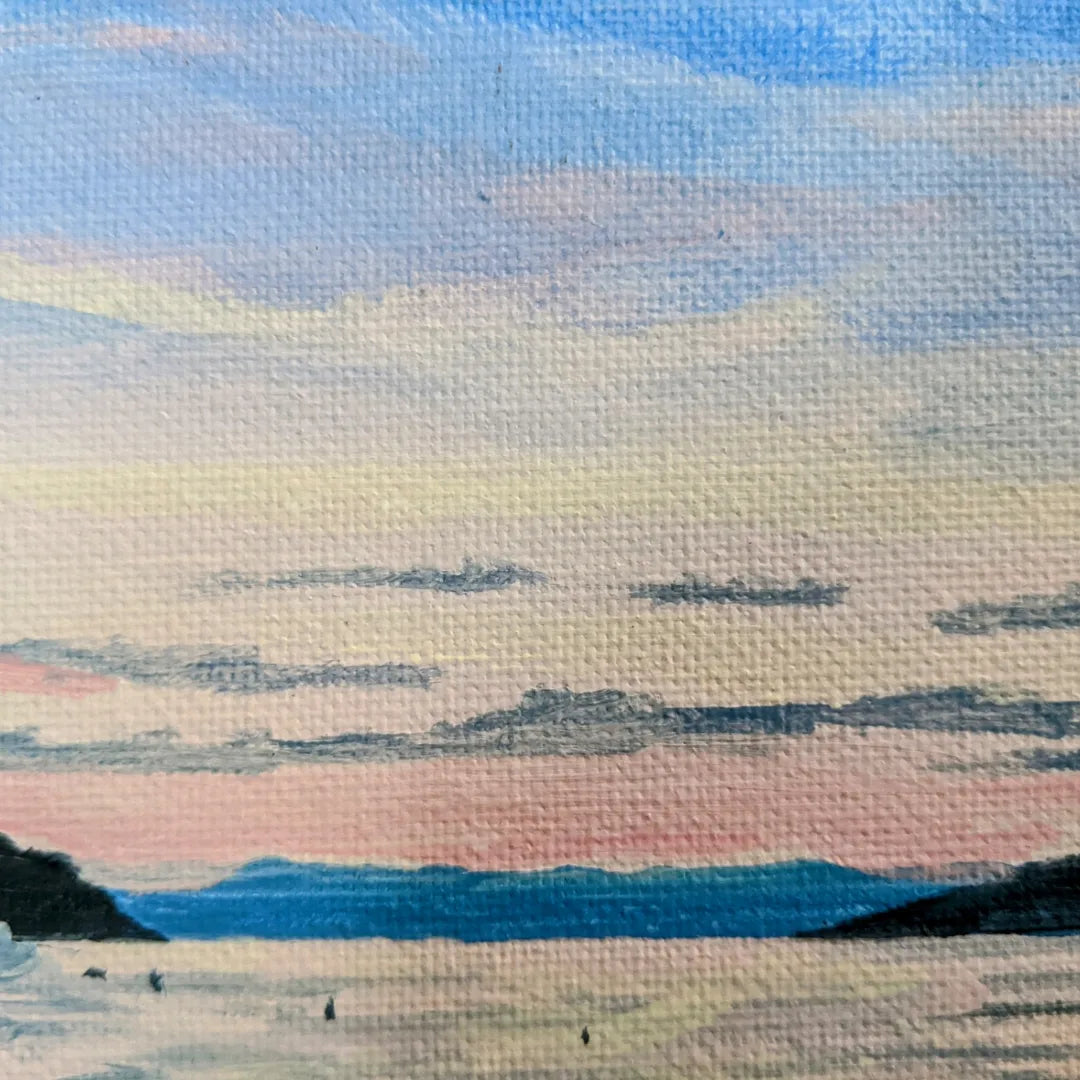 Shelburne Bay, VT - Original Painting 8x8in