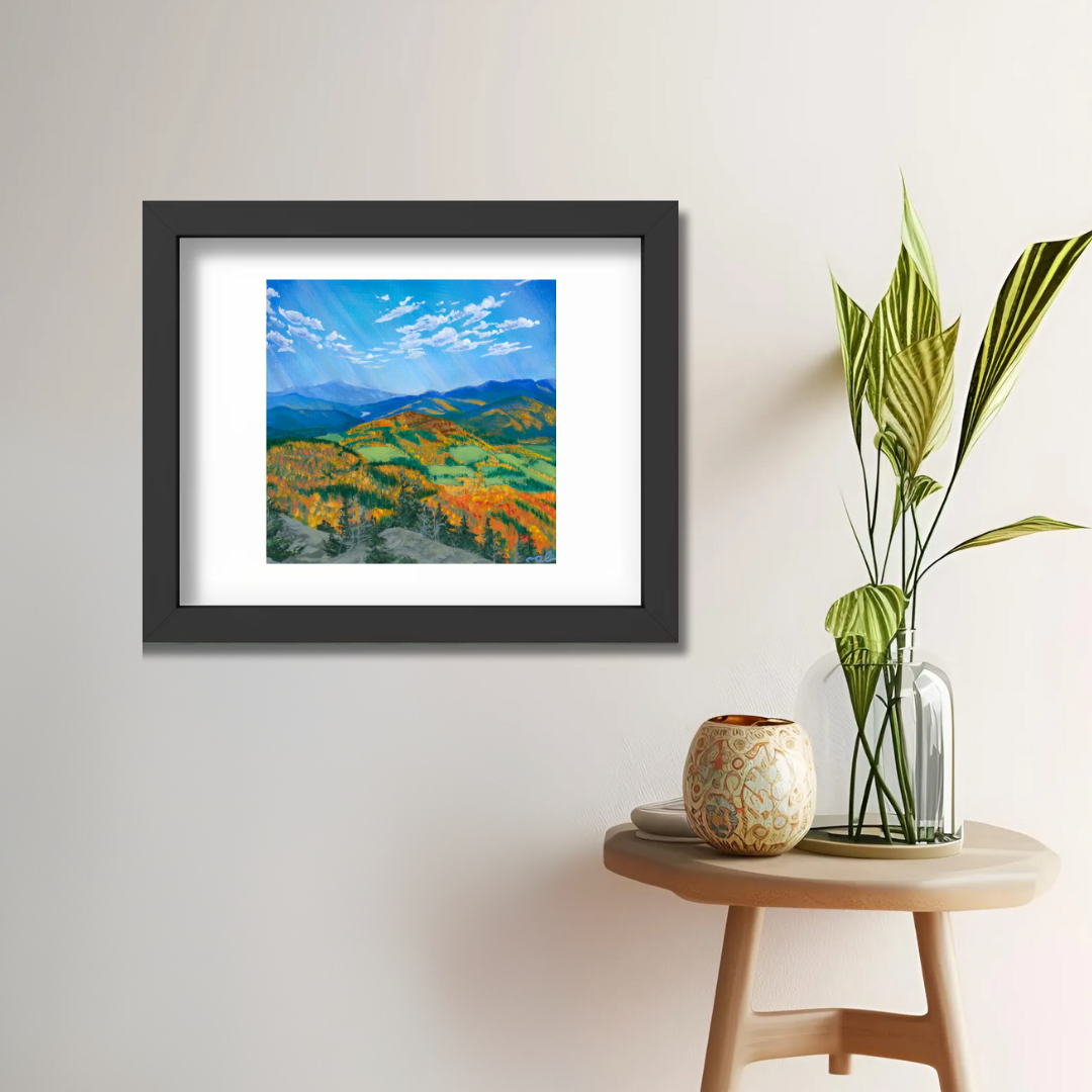 Top of Stowe Pinnacle, VT - Fine Art Print 11x14in