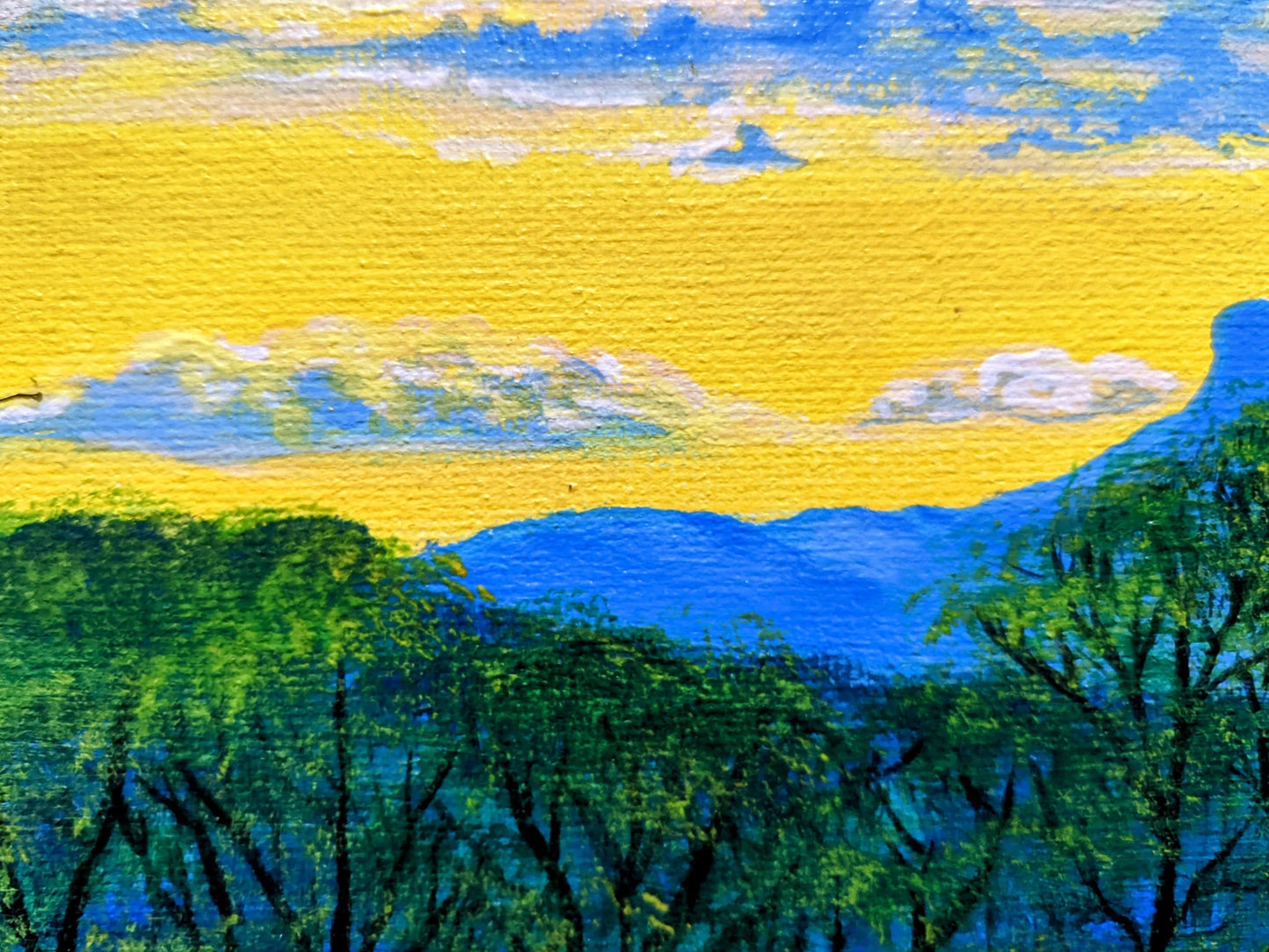 Golden Hump, VT - Original Painting 8x8in