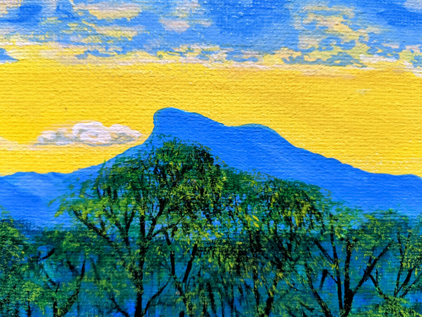 Golden Hump, VT - Original Painting 8x8in
