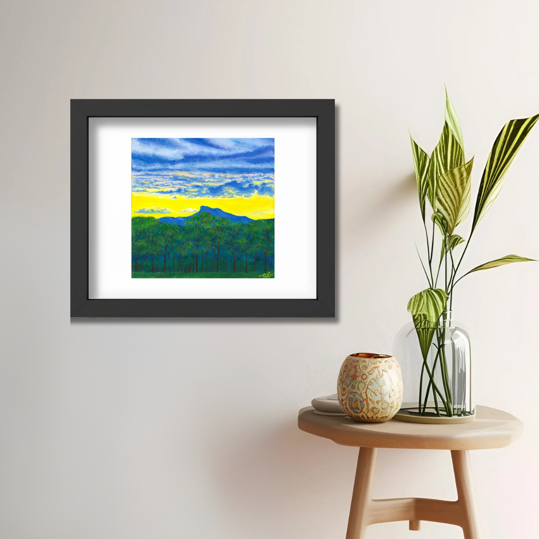 Golden Camels Hump, VT - Fine Art Print 11x14in