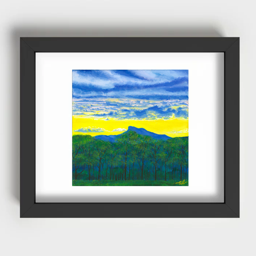 Golden Camels Hump, VT - Fine Art Print 11x14in