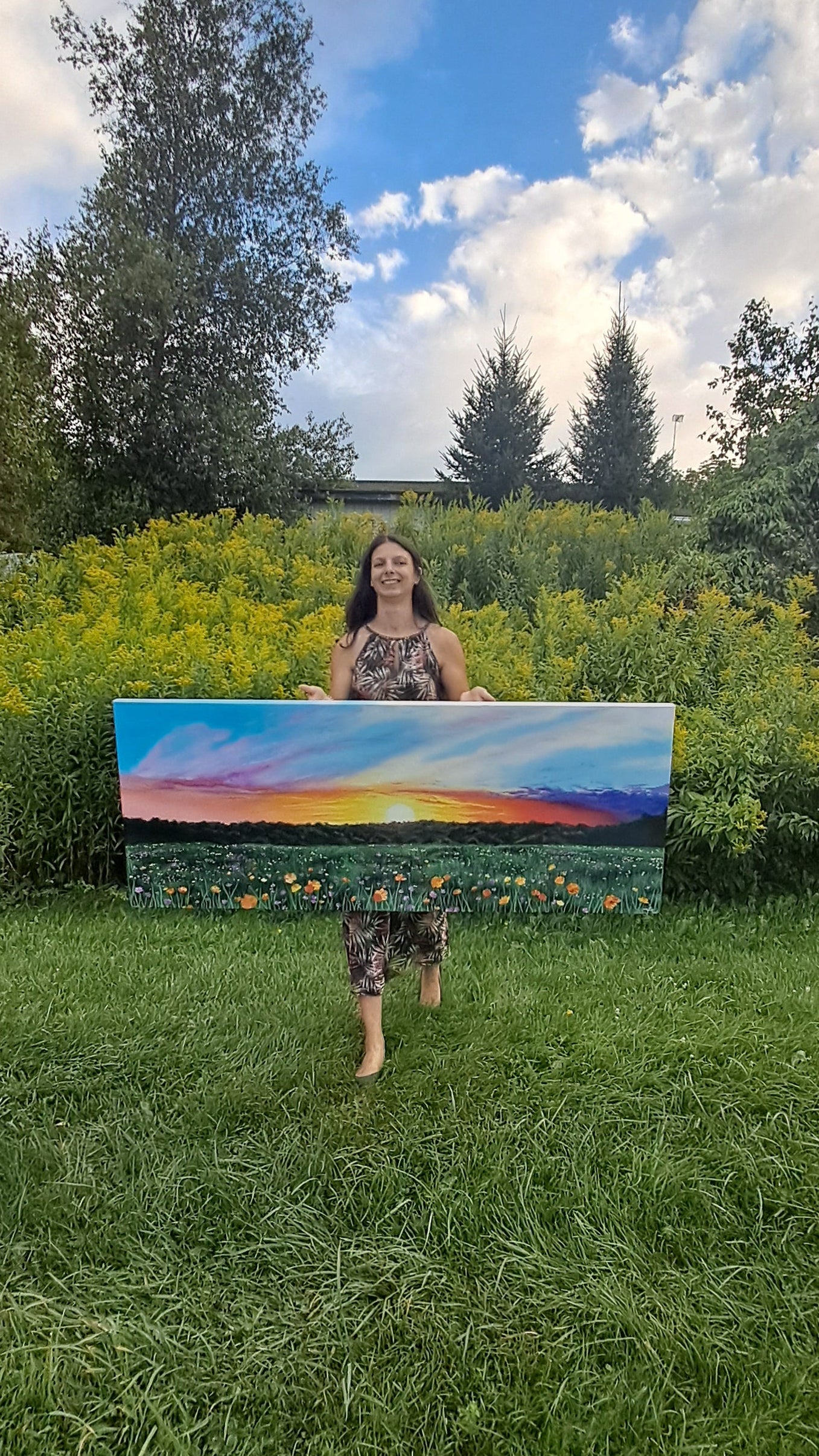 Fire of Summer, VT - Fine Art Print 22x48 in