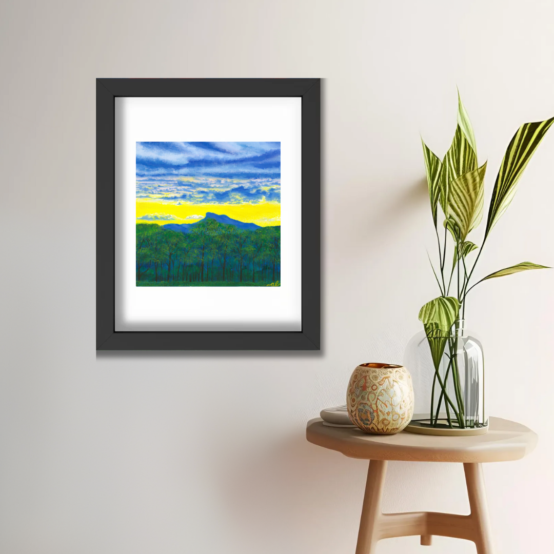 Golden Camels Hump, VT - Fine Art Print 11x14in