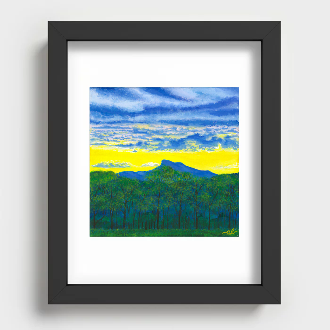 Golden Camels Hump, VT - Fine Art Print 11x14in