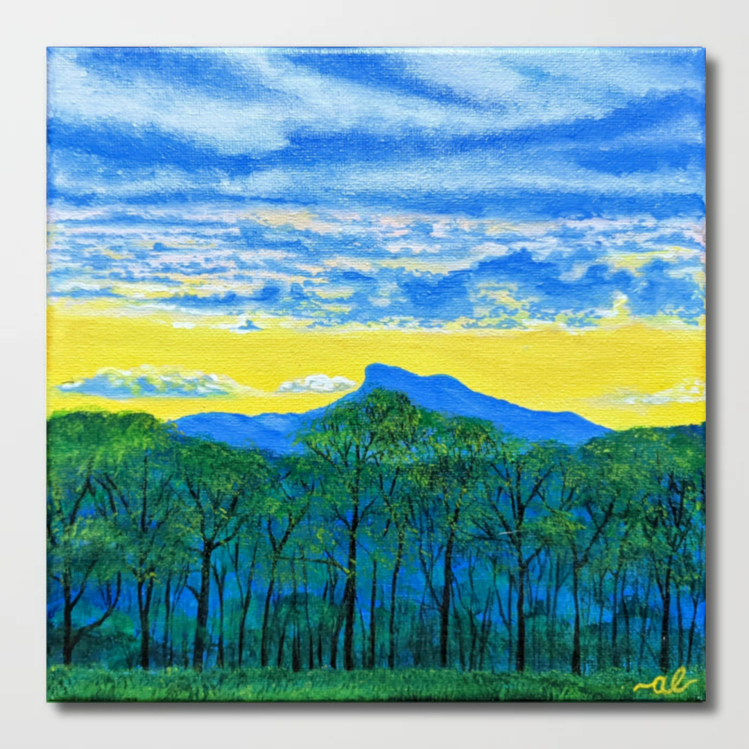 Golden Hump, VT - Original Painting 8x8in