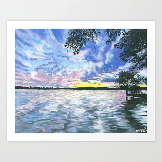 Sunset at Lake Carmi, VT - Fine Art Print