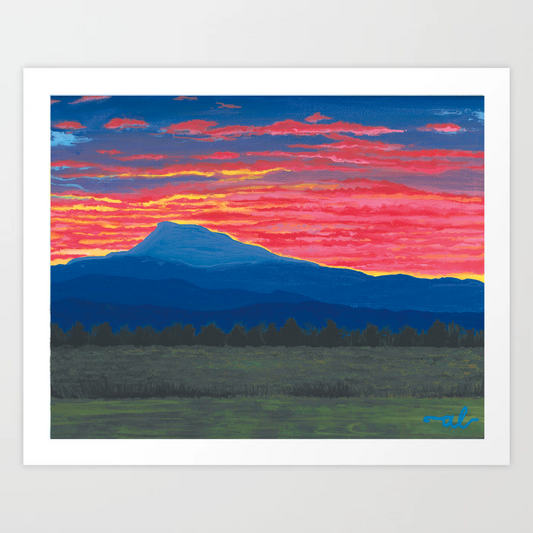 Camel’s Hump View from Barre, VT - Fine Art Print 11x14in